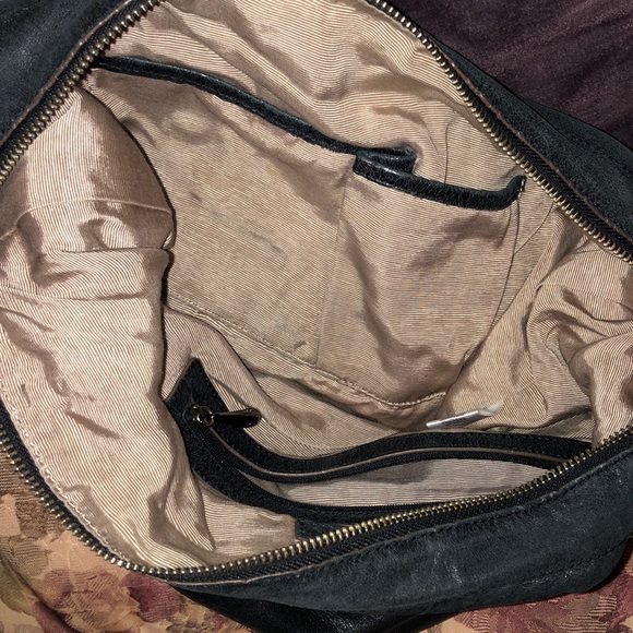 BCBGMaxAzria Black Leather Hobo Bag - Picture 12 of 16